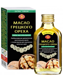Масло Грецкого Ореха Golden Kings нерафинированное 100мл в стекле